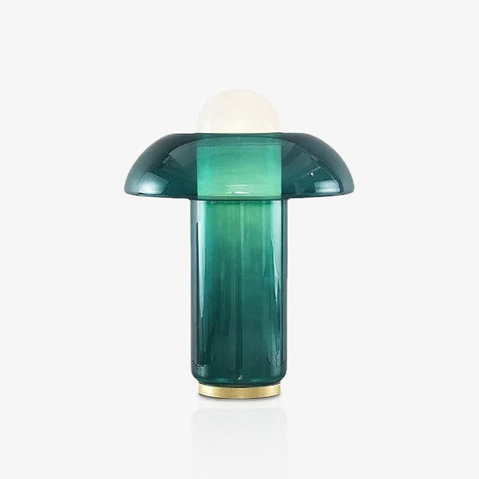 Verdant Glow Mushroom Table Lamp