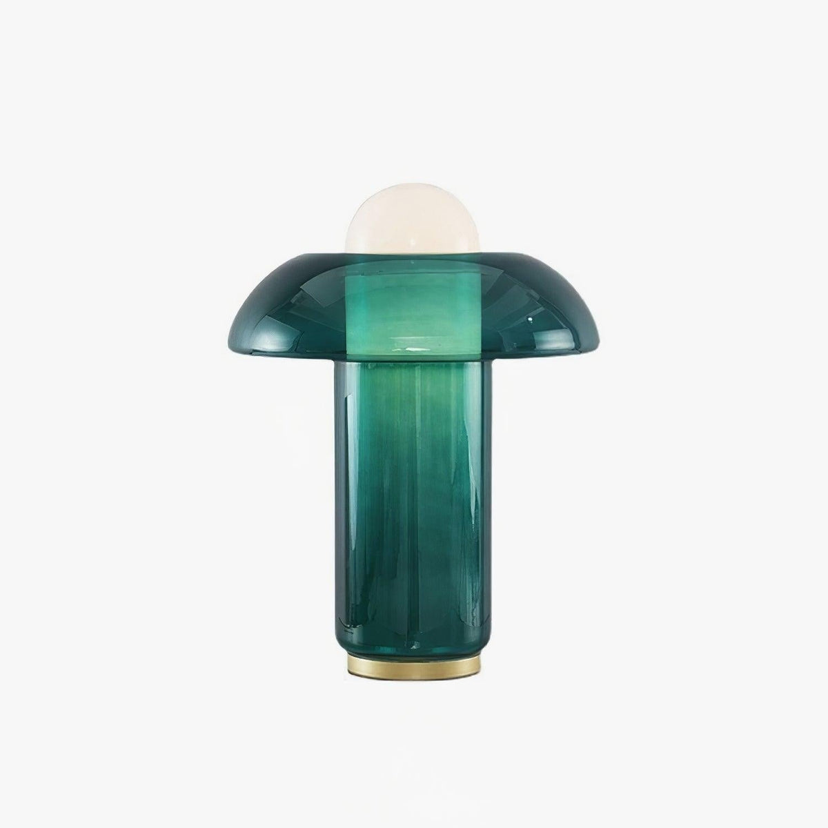 Verdant Glow Mushroom Table Lamp