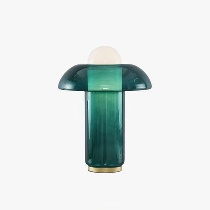 Verdant Glow Mushroom Table Lamp