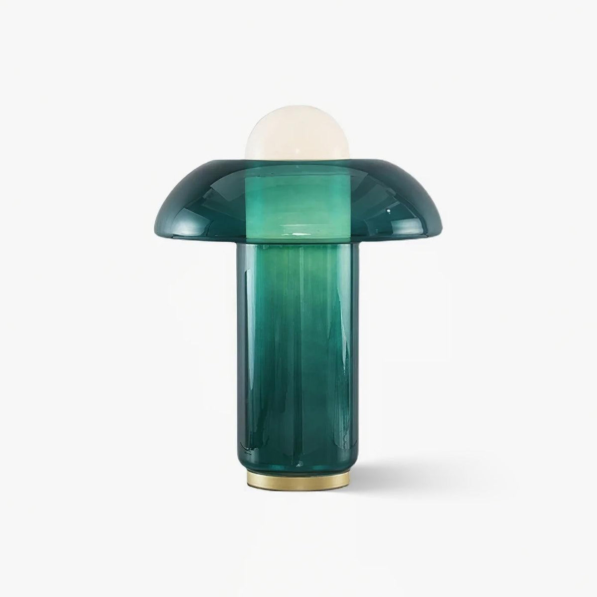 Verdant Glow Mushroom Table Lamp
