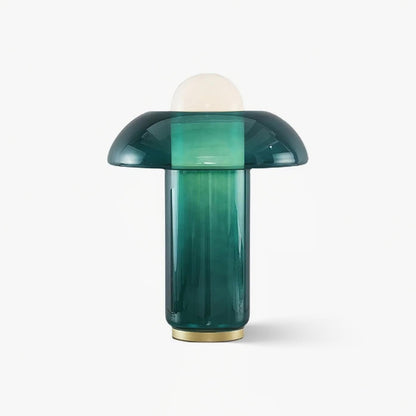 Verdant Glow Mushroom Table Lamp
